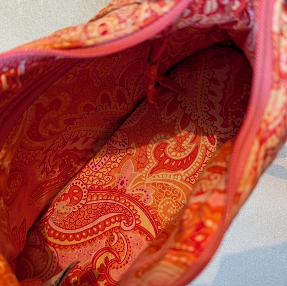 Vera Bradley Retired Sherbet Print Should Bag And Wallet - Picture 5 of 16